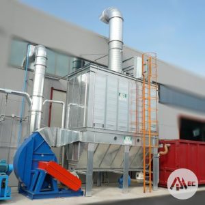 Sottostazione con coclea di scarico