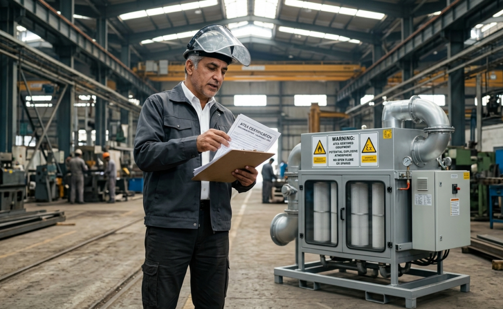 filtro a maniche industriale