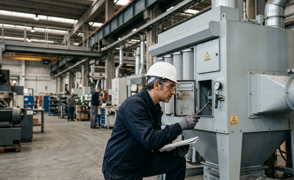 impianti di aspirazione industriale