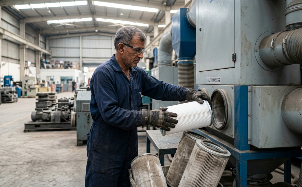 impianti di aspirazione industriale