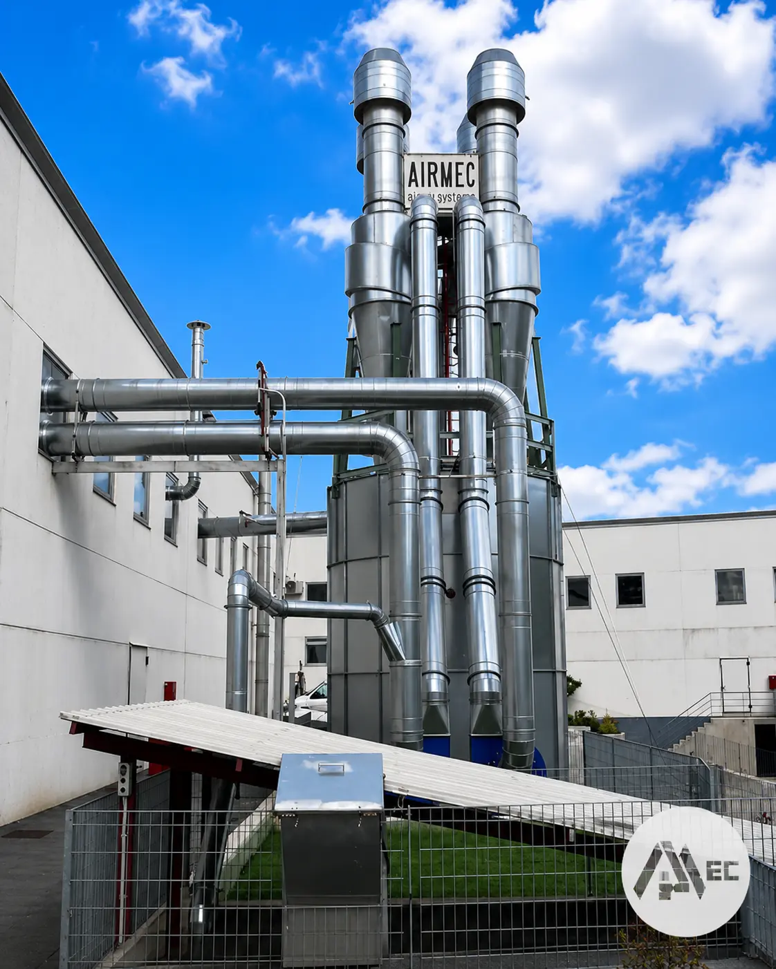 Impianto di aspirazione industriale AIRMEC