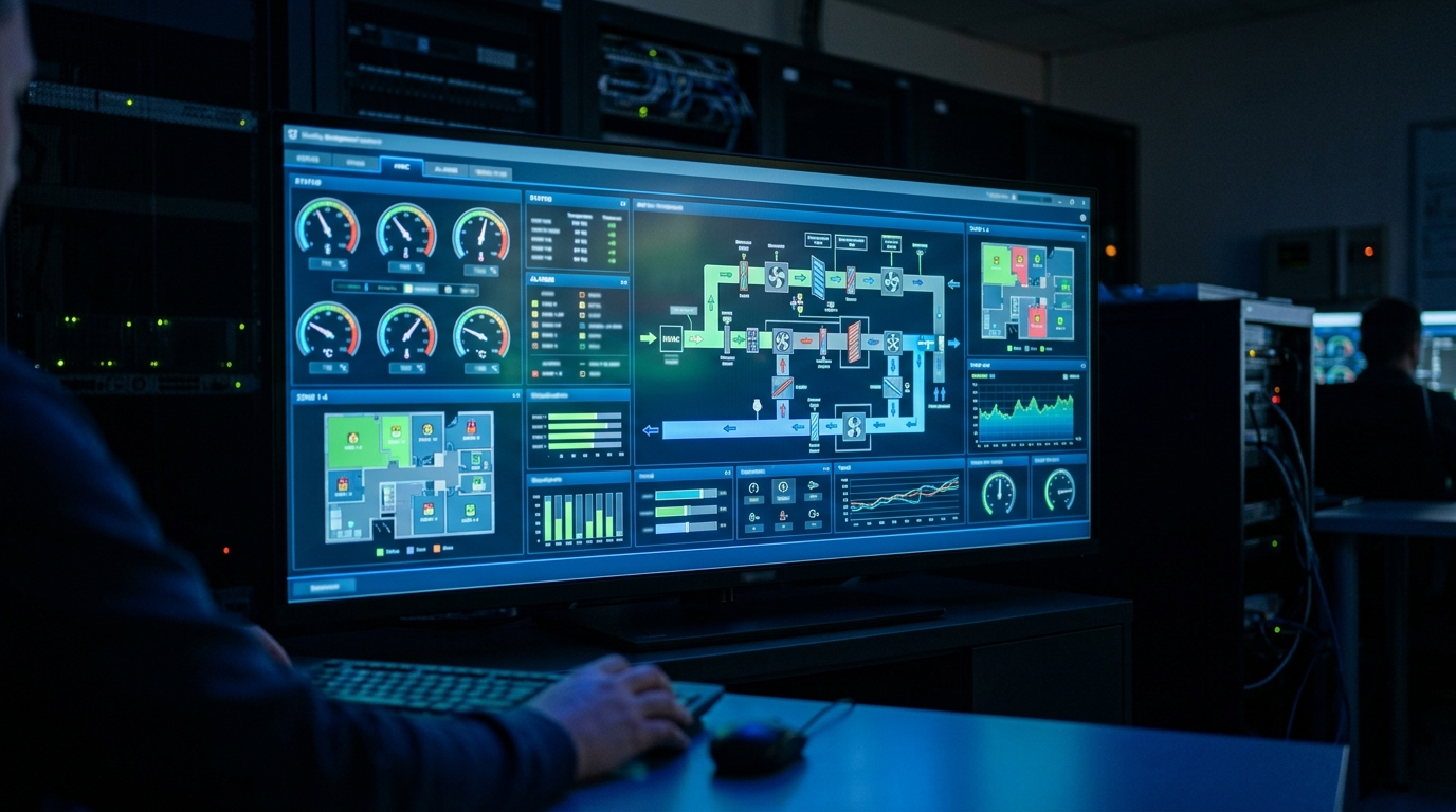 Sistema BMS per il controllo automatizzato di un impianto HVAC industriale