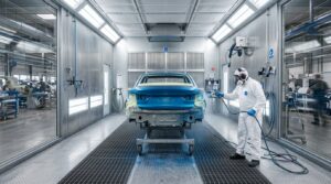 Confronto tra verniciatura carrozzeria auto e verniciatura componente industriale generico