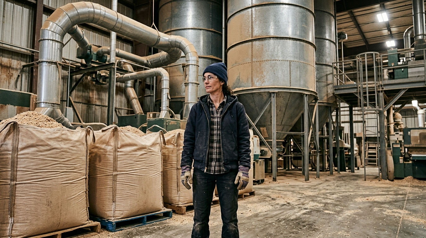 Confronto tra sacchi di raccolta trucioli e silos aspirazione trucioli industriale